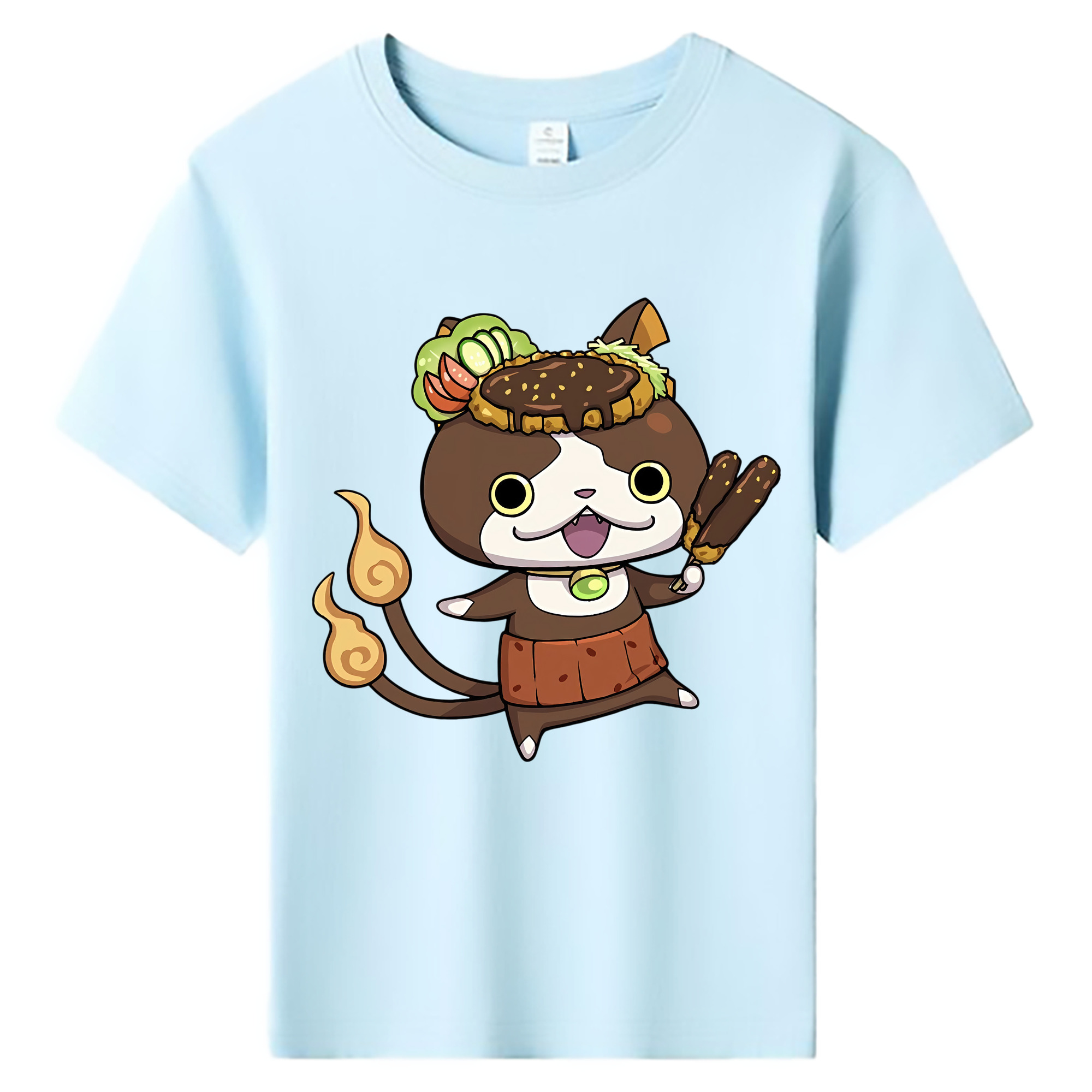 （画像用） 妖怪ウォッチ Yo-kai Watch 綿100％キッズTシャツ（フロントプリント）